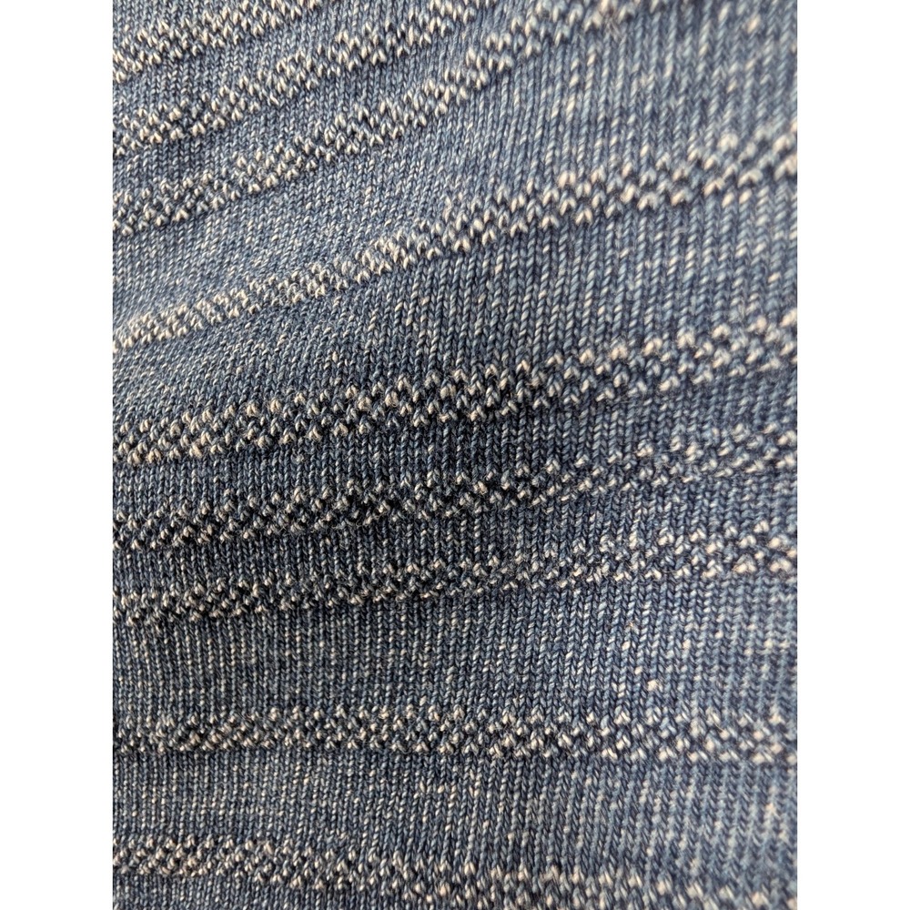 Carbon2Cobalt Henley Shirt Mens L Blue Long Sleeve 100% Cotton Casual - Picture 4 of 8